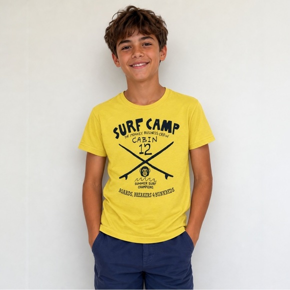 GAP Other - GAP Yellow Surf Camp Tee - Short Sleeve. Size Youth 14.